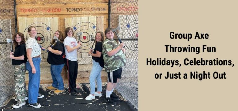 Group Axe Throwing Fun: Holidays, Celebrations, or Just a Night Out Featured Image